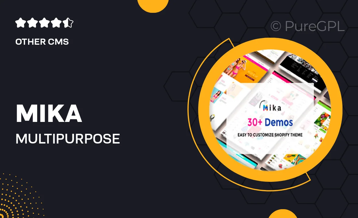 Mika – Multipurpose Sectioned Shopify Theme