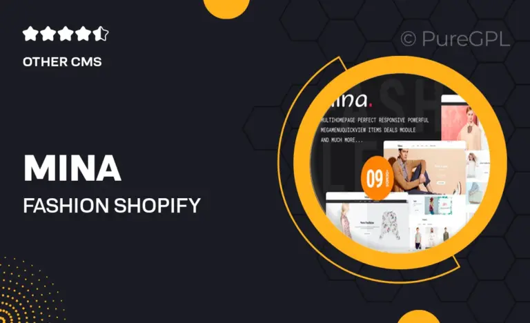 mina fashion shopify theme