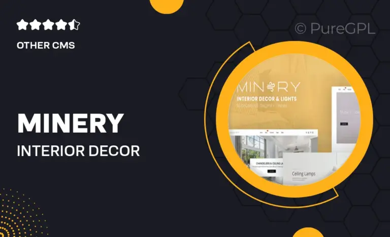 minery interior decor lights shopify theme