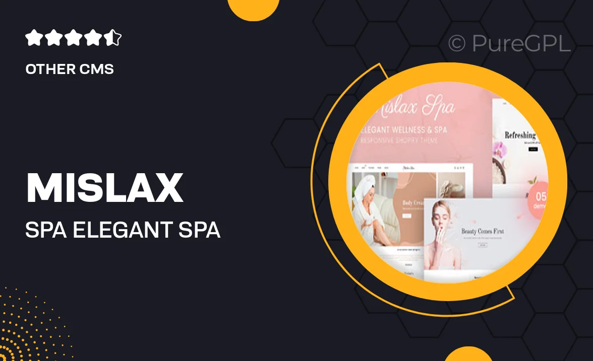 Mislax Spa – Elegant Spa & Wellness Shopify Theme