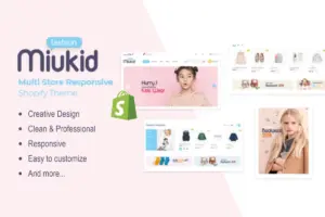 MiuKid – Multi Store Responsive Shopify Theme
