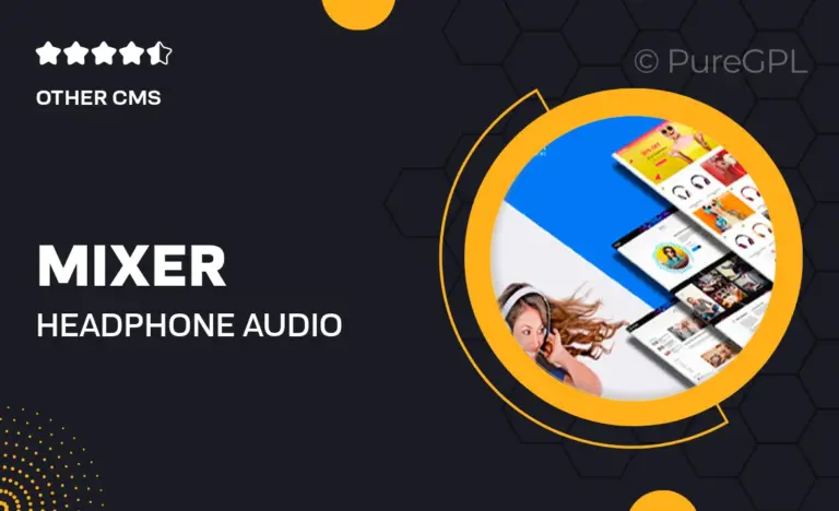mixer headphone audio responsive shopify theme