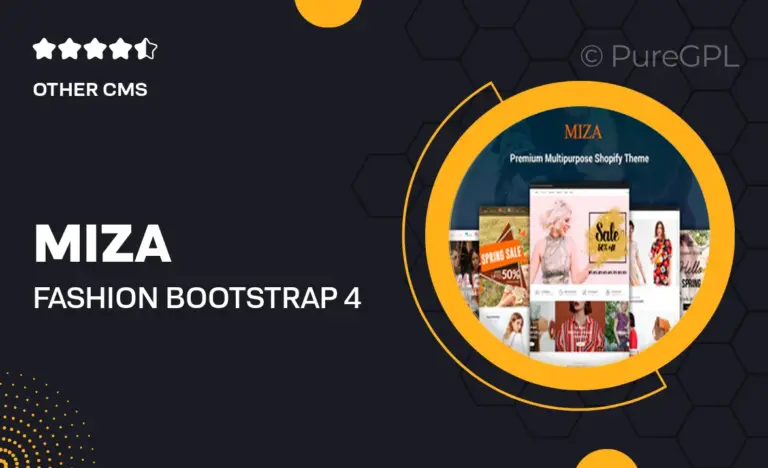 miza fashion bootstrap 4 shopify theme