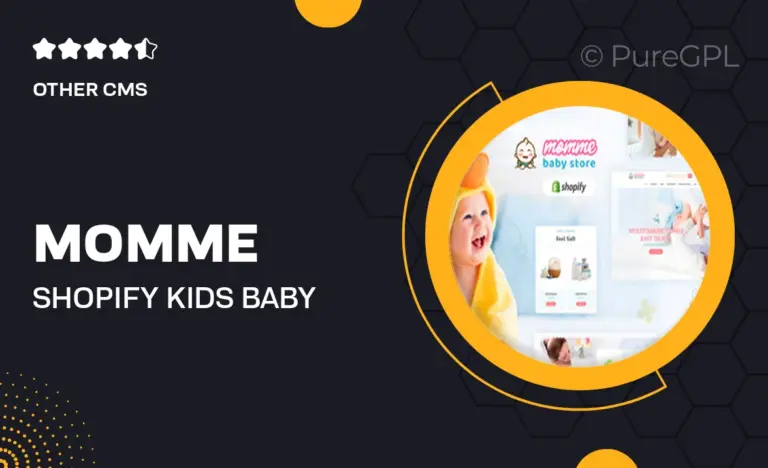 momme shopify kids baby shop theme