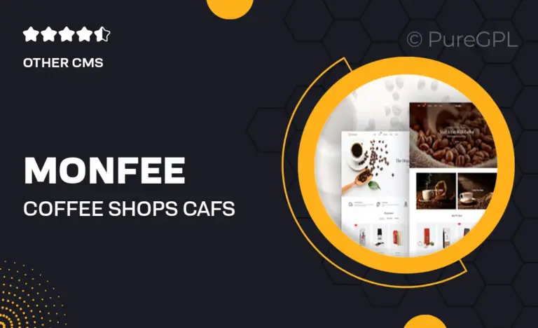 monfee coffee shops caf s shopify theme