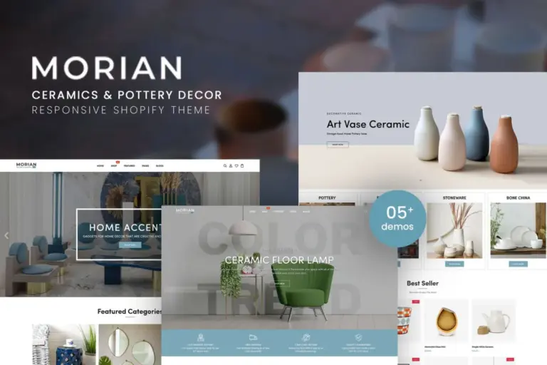 morian ceramics pottery decor shopify theme 1