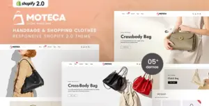 Moteca – Handbags & Shopping Clothes Responsive Shopify 2.0 Theme