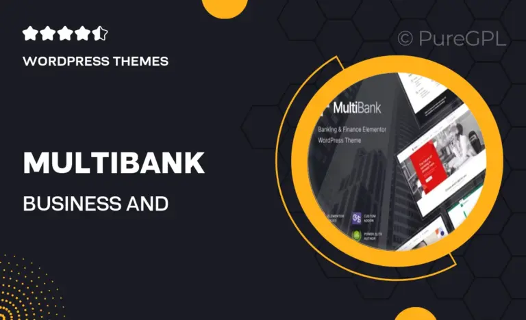 multibank business and finance wordpress theme
