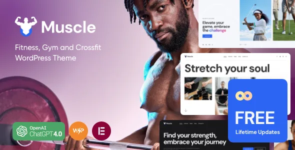 muscle sports center solarium wordpress theme 1