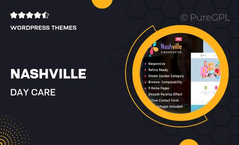 nashville day care kindergarten school wordpress theme