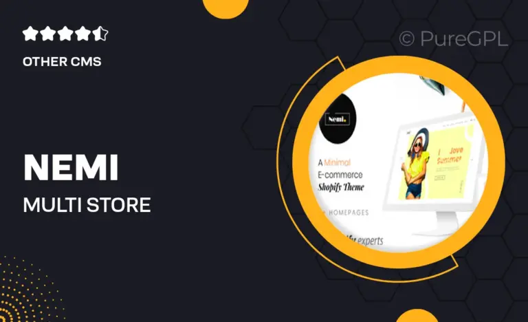 nemi multi store responsive shopify theme