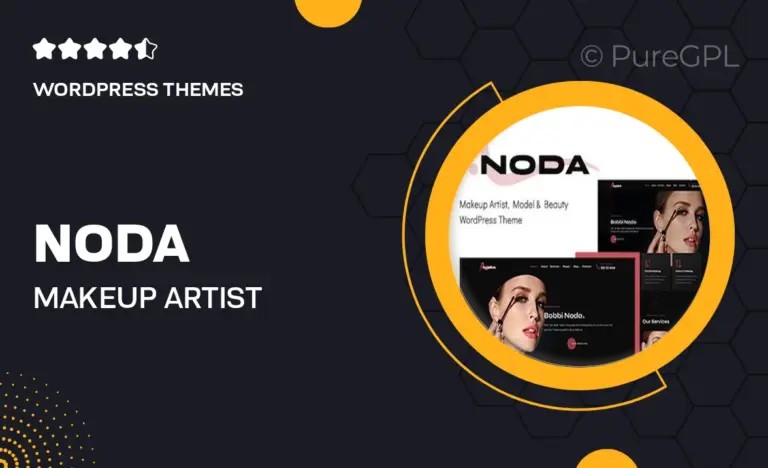 noda makeup artist wordpress theme