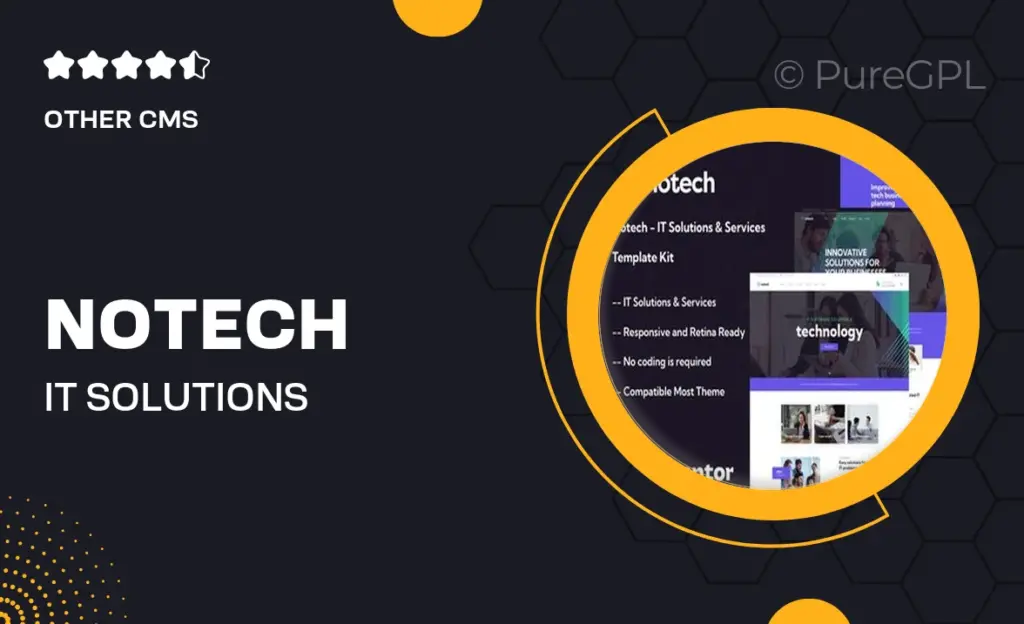 Notech – IT Solutions & Services Template Kit 27 Notech – IT Solutions & Services Template Kit