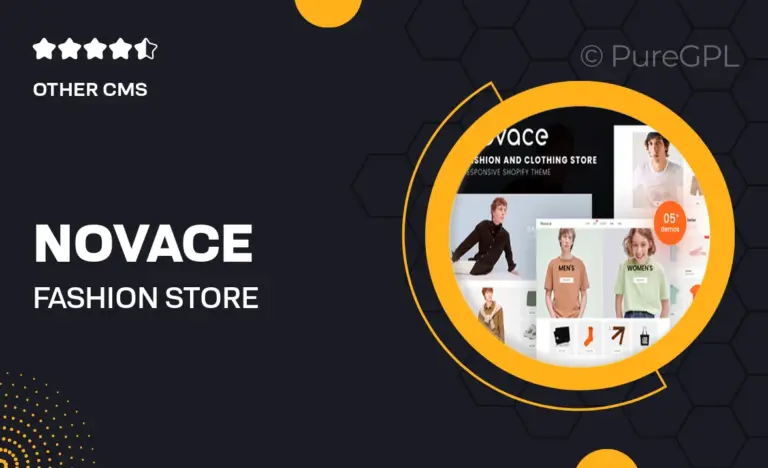 novace fashion store responsive shopify theme