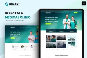 Novant – Hospital & Medical Clinic Elementor Template Kit