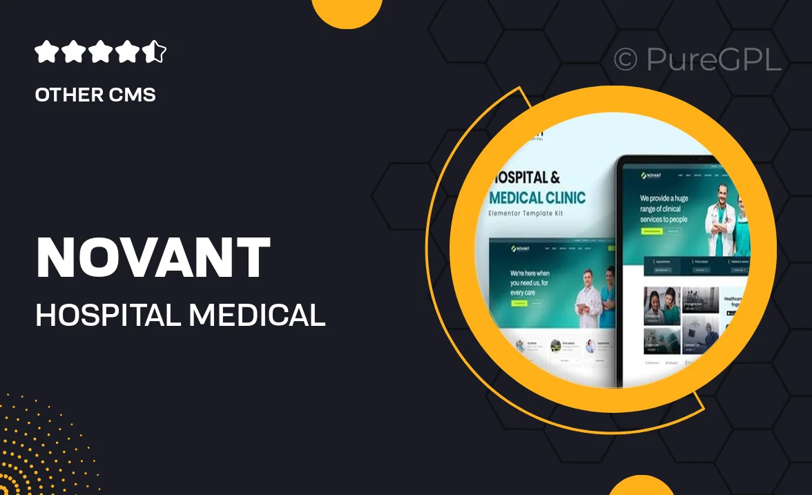 Novant – Hospital & Medical Clinic Elementor Template Kit