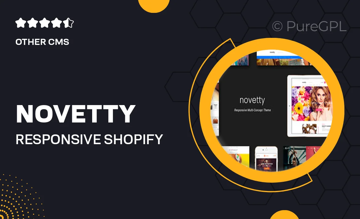 Novetty – Responsive Shopify Theme