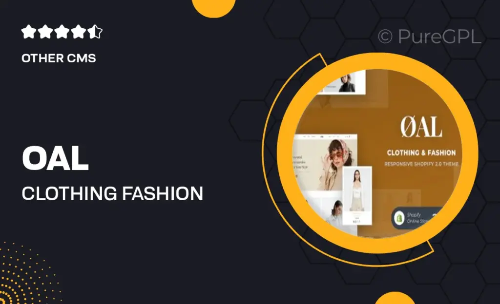 OAL – Clothing & Fashion Shopify 2.0 Theme