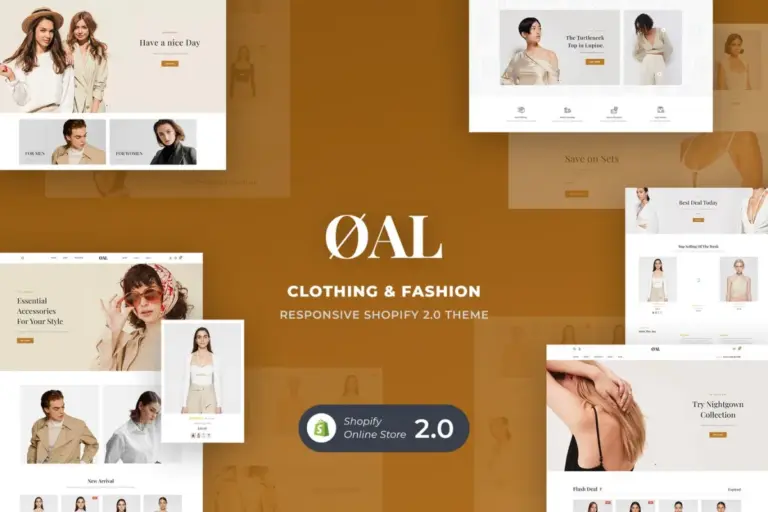 oal clothing fashion shopify 20 theme