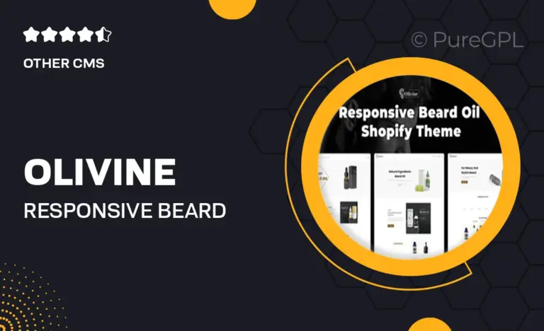 olivine responsive beard oil shopify theme