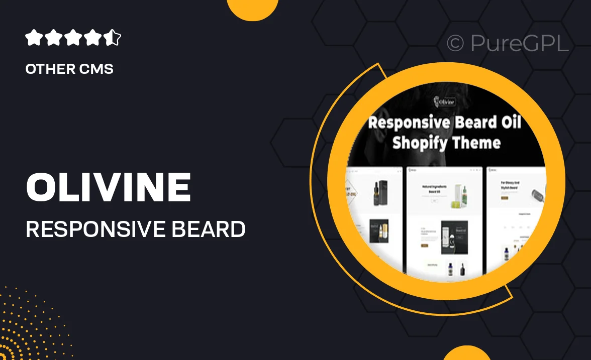 Olivine – Responsive Beard Oil Shopify Theme