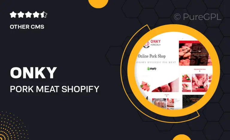 onky pork meat shopify theme