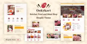 OnkyKari – Butcher, Food Delivery, Meat Shop Shopify Theme