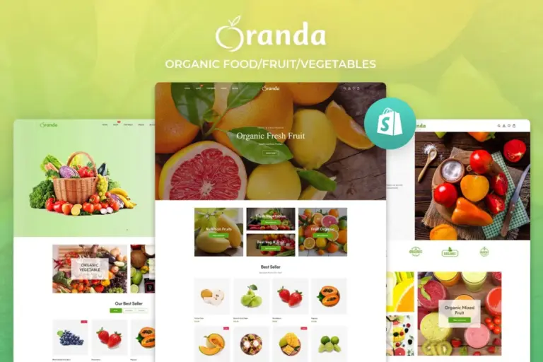 oranda organic foodfruitvegetables ecommerce shopify theme