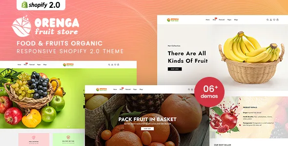 orenga food fruits organic responsive shopify 20 theme