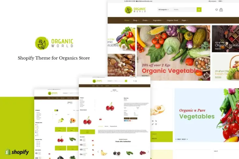 organic shopify theme for organics store 1
