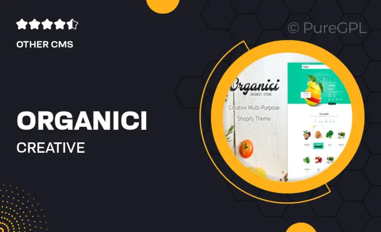 organici creative multi purpose shopify theme
