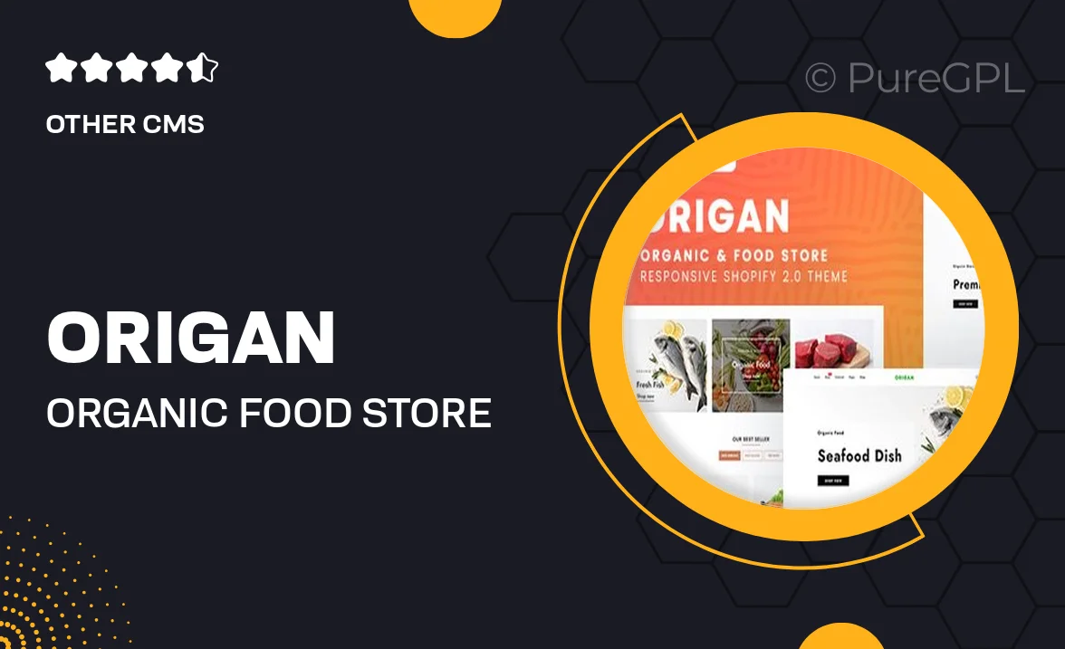 Origan – Organic & Food Store Shopify 2.0 Theme