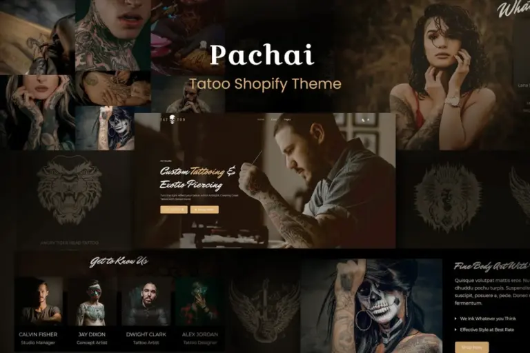 pachai responsive salon tattoo shopify theme 1