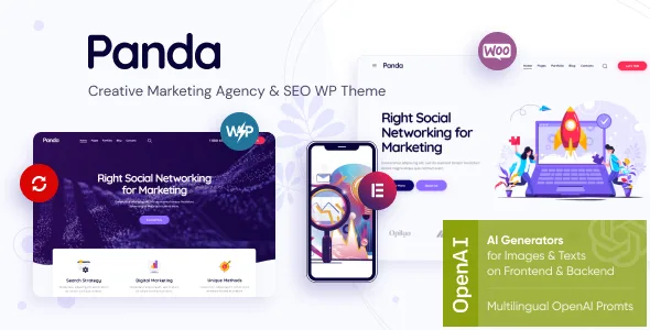 Panda – Creative Marketing Agency & SEO WordPress Theme