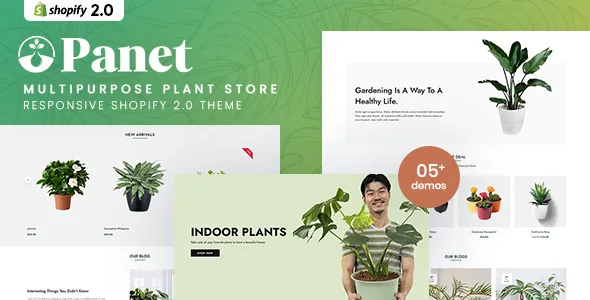 panet multipurpose plant store shopify 20 theme