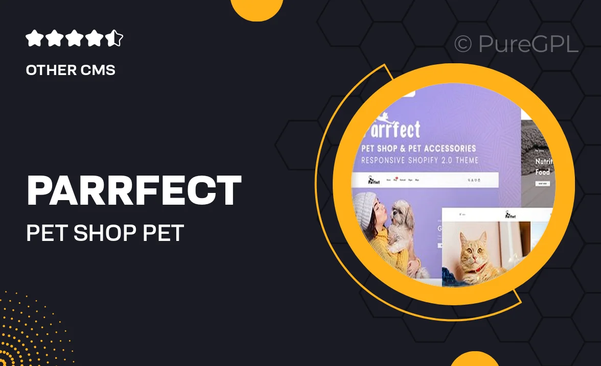 Parrfect – Pet Shop & Pet Accessories Responsive Shopify 2.0 Theme