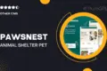 PawsNest – Animal Shelter & Pet Rescue Elementor Template Kit