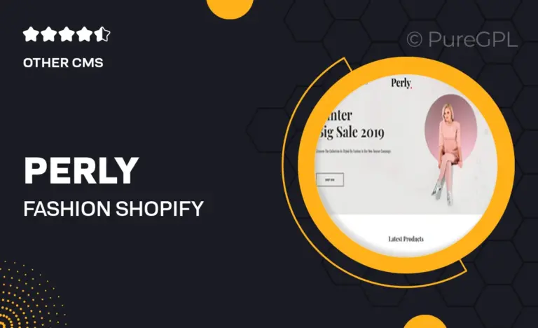 perly fashion shopify theme