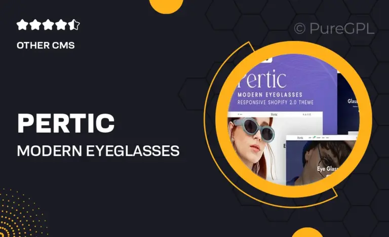 pertic modern eyeglasses responsive shopify 2 0 theme