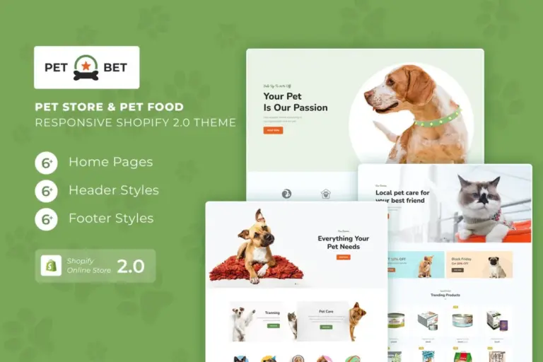 petbest pet store pet food shopify theme 1