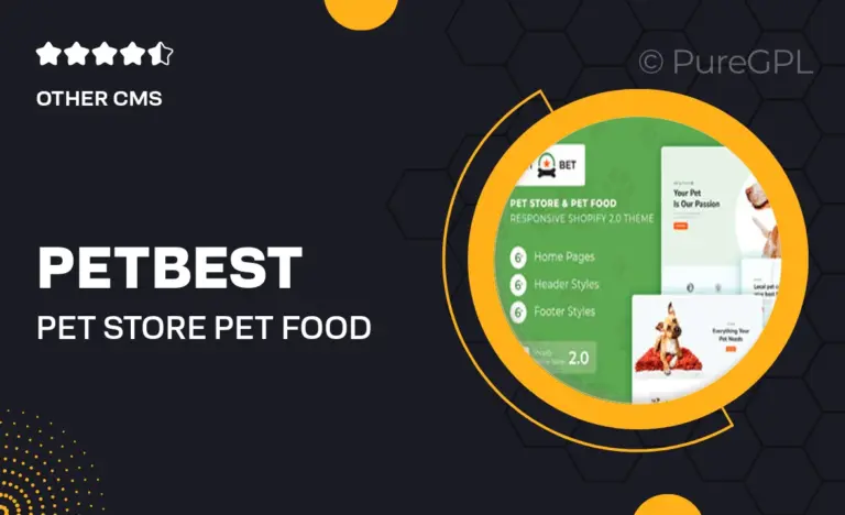 petbest pet store pet food shopify theme