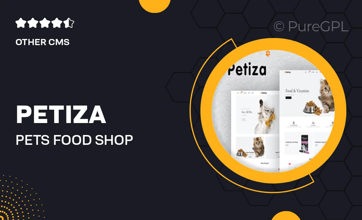 Petiza – Pets Food Shop Responsive Shopify Theme