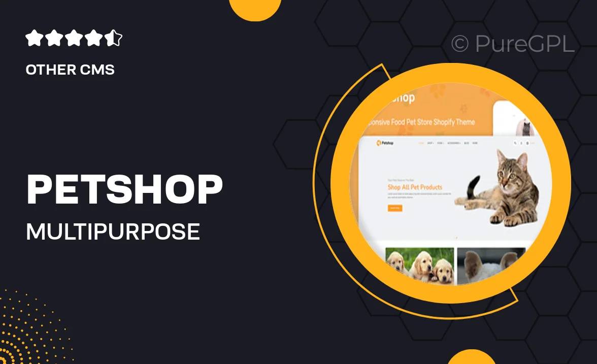 Petshop – Multipurpose E-commerce Shopify Template