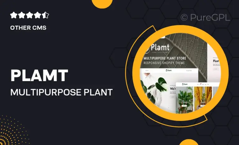 plamt multipurpose plant store shopify 2 0 theme