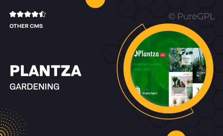 plantza gardening houseplants shopify theme