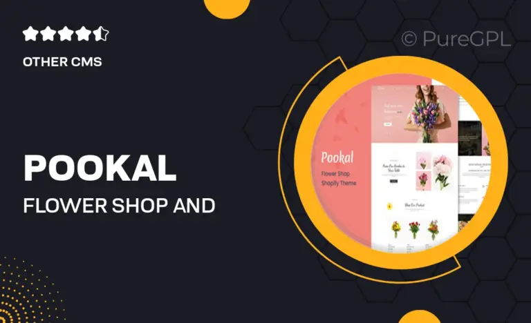 pookal flower shop and florist shopify theme
