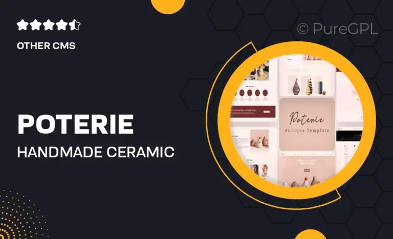 poterie handmade ceramic artist shopify theme