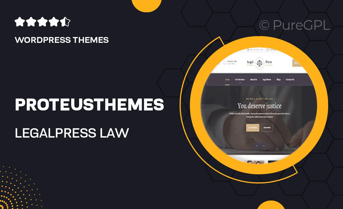 ProteusThemes LegalPress – Law, Attorney, Insurance, Legal Theme