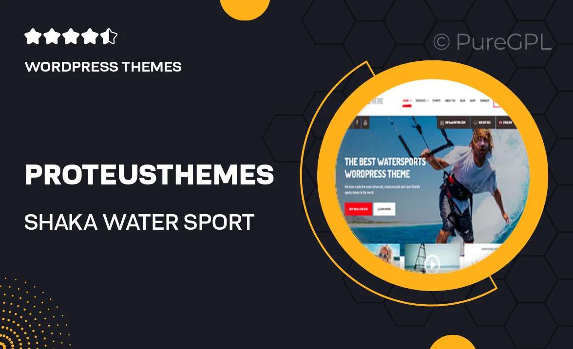 ProteusThemes Shaka – Water Sport and Surfing WordPress Theme