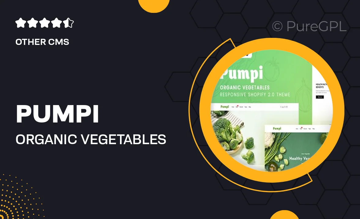 Pumpi – Organic Vegetables Responsive Shopify 2.0 Theme